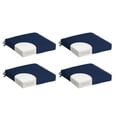 thumbnail image 1 of ARDEN Foam Outdoor Seat Cushions (4-Pack), 19 x 19, Premium High-Density Foam, Never Flattens, Weather-Proof for Outdoor Chairs Sapphire Blue Leala, 1 of 13