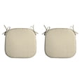 thumbnail image 1 of ARDEN Indoor/Outdoor Foam Seat Pad, 2 Pack, 17 x 16, Patio Cushion, Water repellent, Fade Resistant, Foam Cushion, Tan Leala, 1 of 8