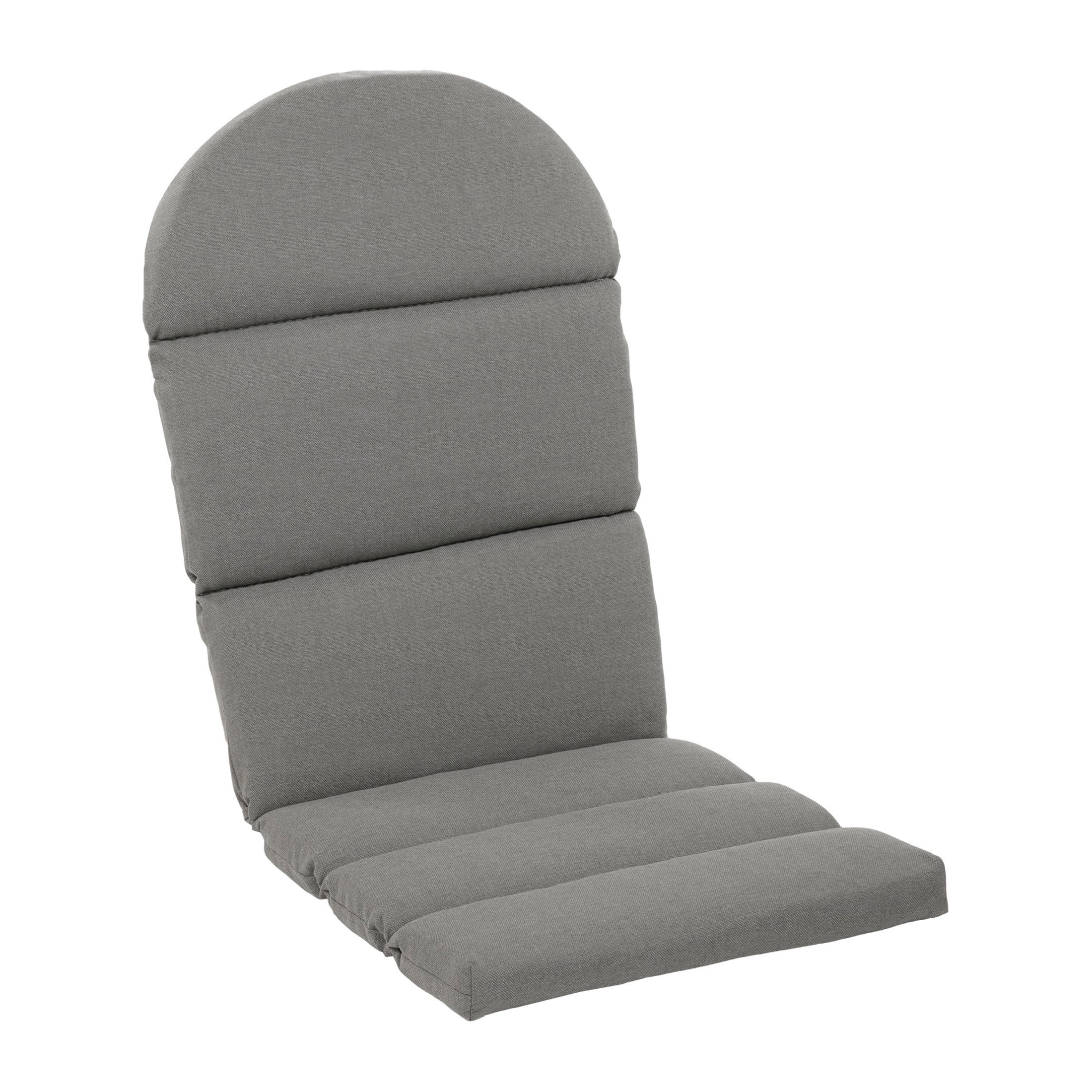Pebble Grey Recycled Fabric Adirondack Chair Cushion