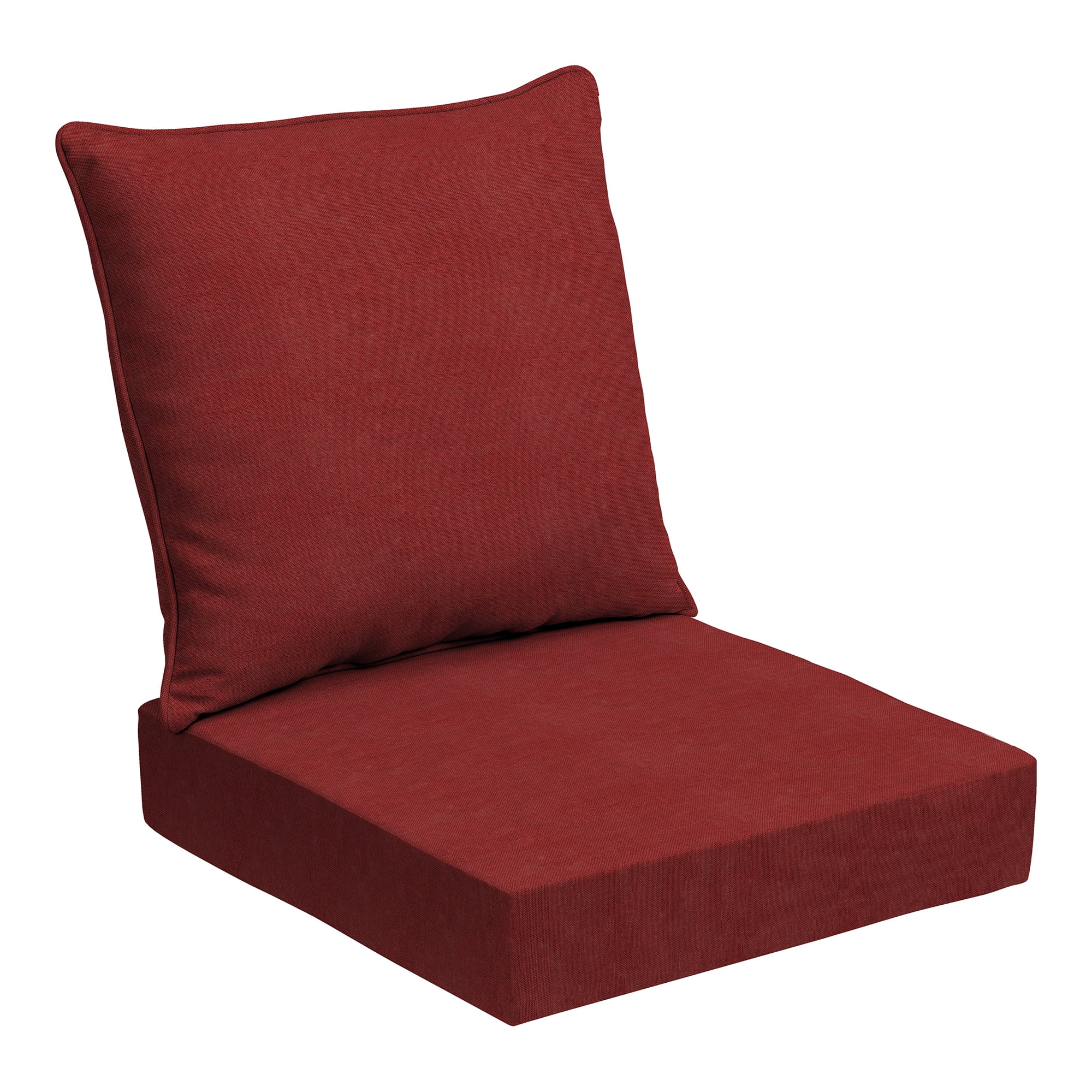 ARDEN Oceantex Outdoor Deep Seating Cushion Set 24 x 24, Nautical Red