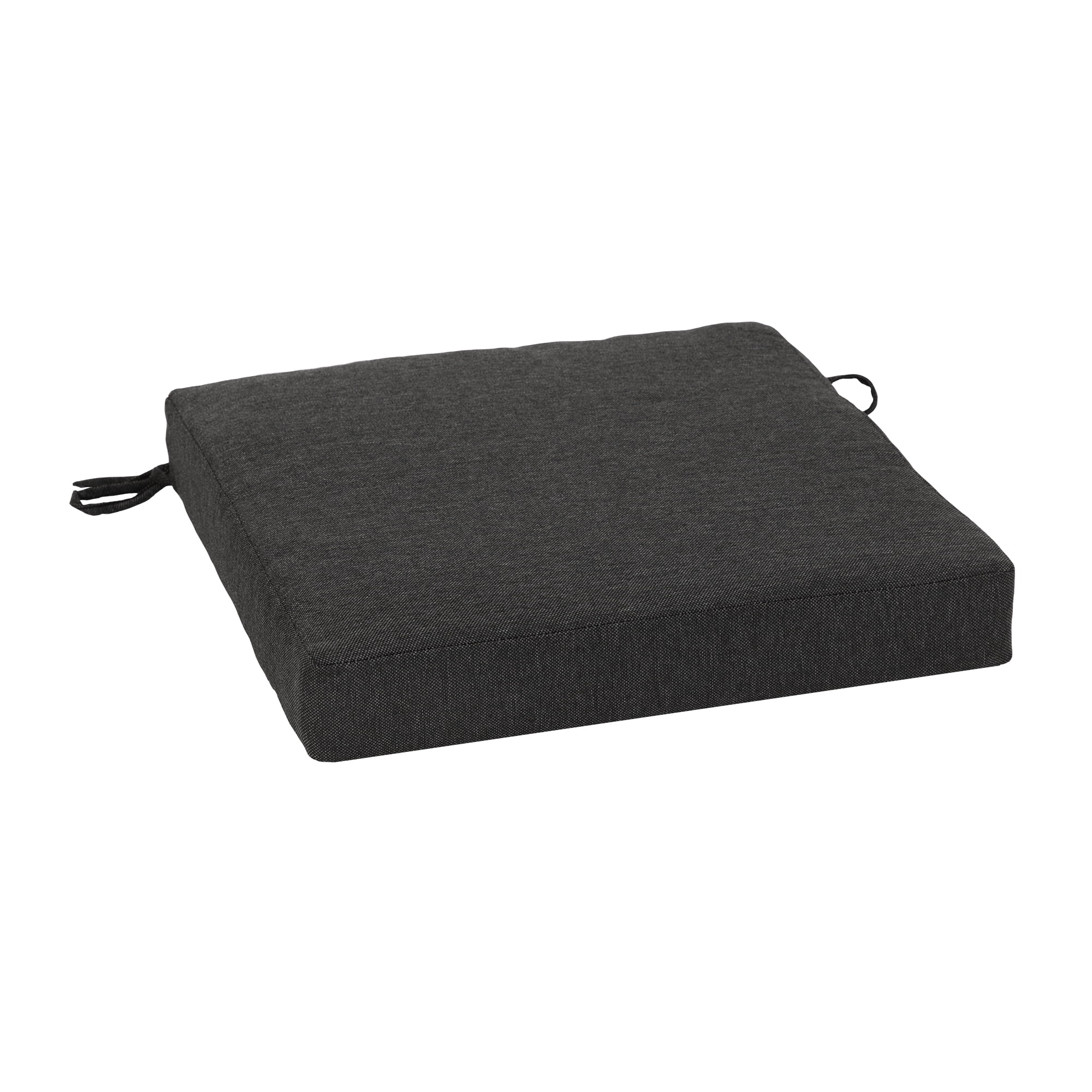 ARDEN Oceantex Outdoor Seat Cushion 21 x 21, Ink Charcoal Black