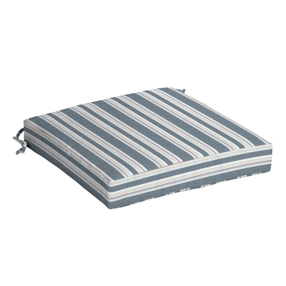 ARDEN Oceantex Outdoor Seat Cushion 21 x 21, Ocean Blue Stripe