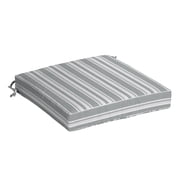 ARDEN Oceantex Outdoor Seat Cushion 21 x 21, Pebble Grey Stripe