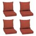 thumbnail image 1 of ARDEN Olefin Outdoor Deep Seat Cushion Set (4-Pack), 24 in x 24 in, Weather-Proof, Rain-Proof, Fade Resistant Patio Cushion for Chair, Sofa, and Couch Sedona Woven Texture, 1 of 9
