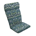 thumbnail image 1 of ARDEN Outdoor Adirondack or Rocking Chair Cushion, 20 x 17, Water Repellent, Fade Resistant 20 x 17, Sapphire Aurora Blue Damask, 1 of 11