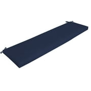 ARDEN Outdoor Bench Cushion 17 x 46, Sapphire Blue Leala