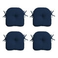thumbnail image 1 of ARDEN Outdoor Bistro Seat Cushion (4 Pack) 15 inch, Sapphire Blue Leala, 1 of 9