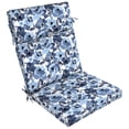 thumbnail image 1 of ARDEN Outdoor Chair Cushion 20 x 21, Blue Garden Floral, 1 of 11