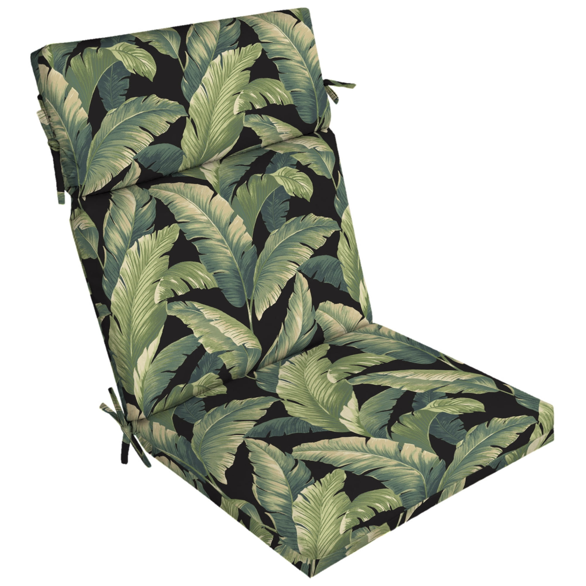 ARDEN Outdoor Chair Cushion, 21 x 20, Water Repellent, Fade Resistant 21 x 20, Onyx Cebu