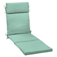 thumbnail image 1 of ARDEN Outdoor Chaise Cushion, 21 x 72, Water Repellent, Fade Resistant 21 X 72, Aqua Leala, 1 of 12