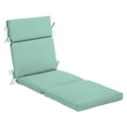 thumbnail image 1 of ARDEN Outdoor Chaise Cushion, 22 x 77, Water Repellent, Fade Resistant 22 x 77, Aqua Leala, 1 of 11