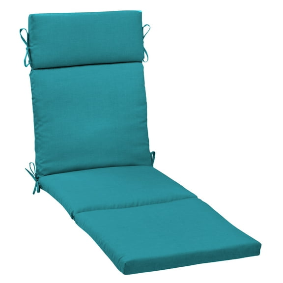 ARDEN Outdoor Chaise Lounge Cushion 72 x 21, Lake Blue Leala