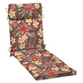 thumbnail image 1 of ARDEN Outdoor Chaise Lounge Cushion 72 x 21, Ruby Clarissa, 1 of 11