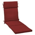 thumbnail image 1 of ARDEN Outdoor Chaise Lounge Cushion 72 x 21, Ruby Red Leala, 1 of 12