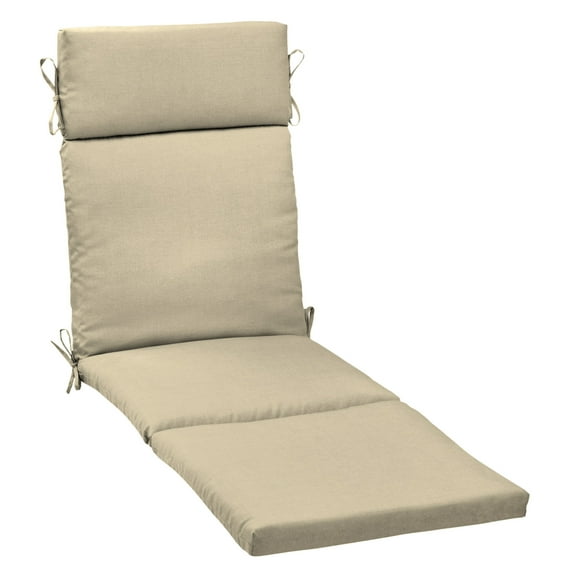 ARDEN Outdoor Chaise Lounge Cushion 72 x 21, Tan Leala
