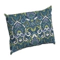 thumbnail image 1 of Arden Selections Outdoor Cushion Pillow Back 17 x 23, Sapphire Aurora Blue Damask, 1 of 10