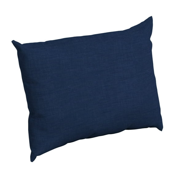 ARDEN Outdoor Cushion Pillow Back, 23 x 17, Water Repellent, Fade Resistant 23 x 17, Sapphire Blue Leala