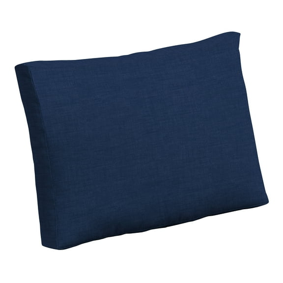 ARDEN Outdoor Cushion Pillow Back, 24 x 18, Water Repellent, Fade Resistant, Sapphire Blue Leala