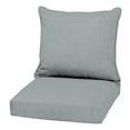 thumbnail image 1 of ARDEN Outdoor Deep Seat Cushion Set, 22 in x 24 in, Weather-Proof, Rain-Proof, Fade Resistant Patio Cushion Stone Grey Leala, 1 of 9