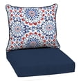 thumbnail image 1 of ARDEN Outdoor Deep Seat Cushion Set, 22 x 24, Water Repellent, Fade Resistant 22 x 24, Clark Blue, 1 of 12