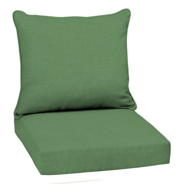 ARDEN Outdoor Deep Seat Cushion Set, 22 x 24, Water Repellent, Fade Resistant 22 x 24, Moss Green Leala