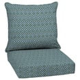 thumbnail image 1 of ARDEN Outdoor Deep Seat Cushion Set, 24 x 24, Water Repellant, Fade Resistant, Deep Seat Bottom and Back Cushion for Chair, Sofa, and Couch, Alana Tile, 1 of 12