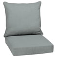 thumbnail image 1 of ARDEN Outdoor Deep Seat Cushion Set, 24 x 24, Water Repellant, Fade Resistant, Deep Seat Bottom and Back Cushion for Chair, Sofa, and Couch, Stone Grey Leala, 1 of 13