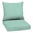 thumbnail image 1 of ARDEN Outdoor Deep Seating Cushion Set, 24 x 22, Water Repellent, Fade Resistant, Deep Seat Bottom and Back Cushion for Chair, Sofa, and Couch 24 x 22, Aqua Leala, 1 of 11