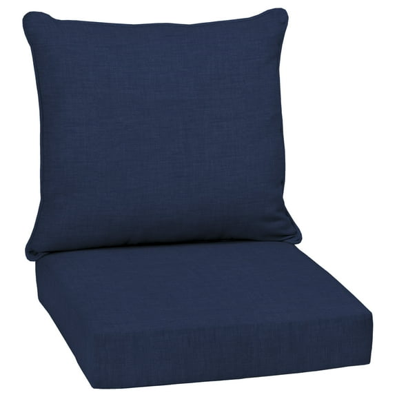 ARDEN Outdoor Deep Seating Cushion Set 24 x 24, Sapphire Blue Leala