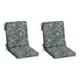 thumbnail image 1 of ARDEN Outdoor Dining Chair Cushion, 2 Pack, 20 x 20, Rain-Proof, Fade Resistant, Sapphire Morrison Floral, 1 of 9