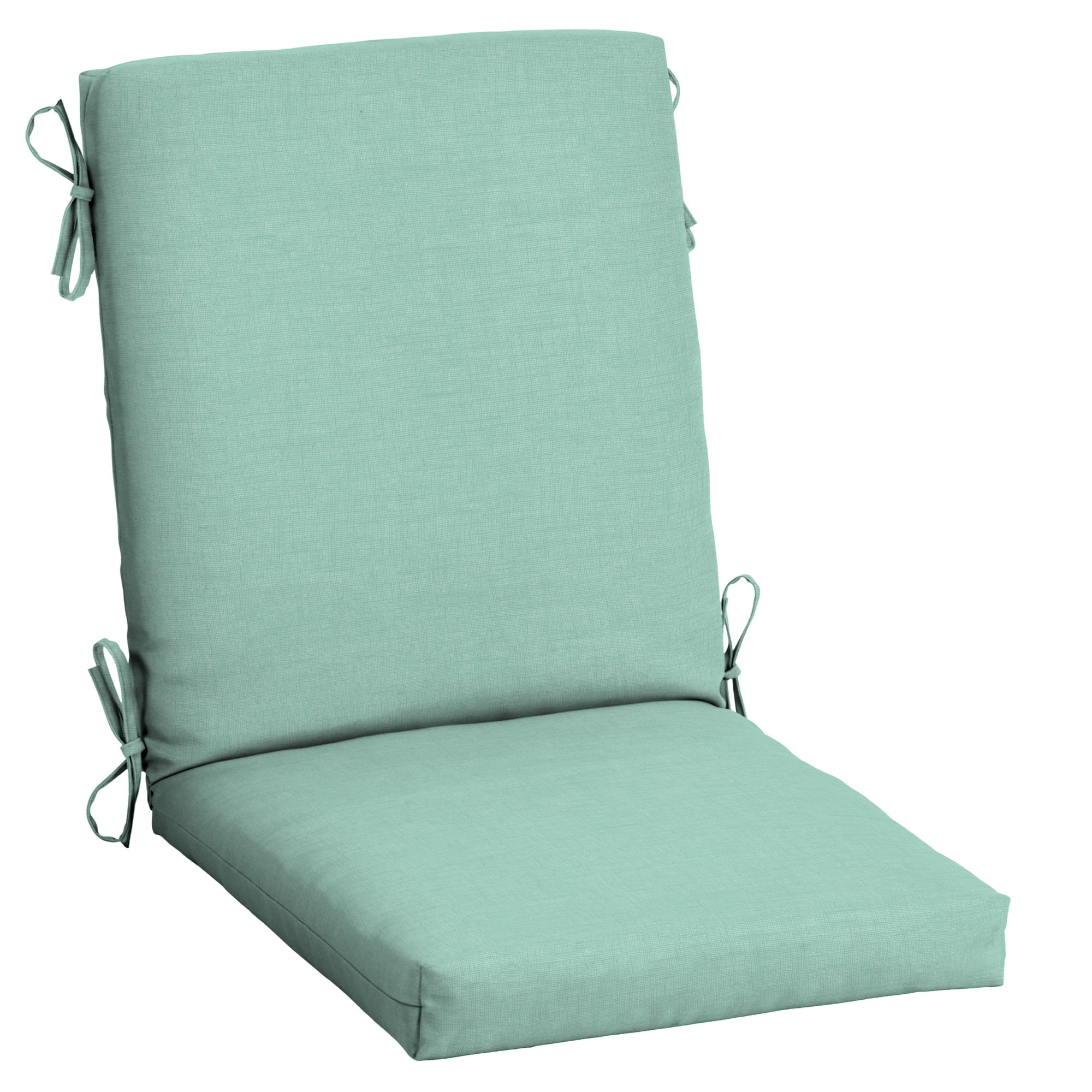 Aqua Leala High Back Outdoor Dining Chair Cushion, 44" x 20"