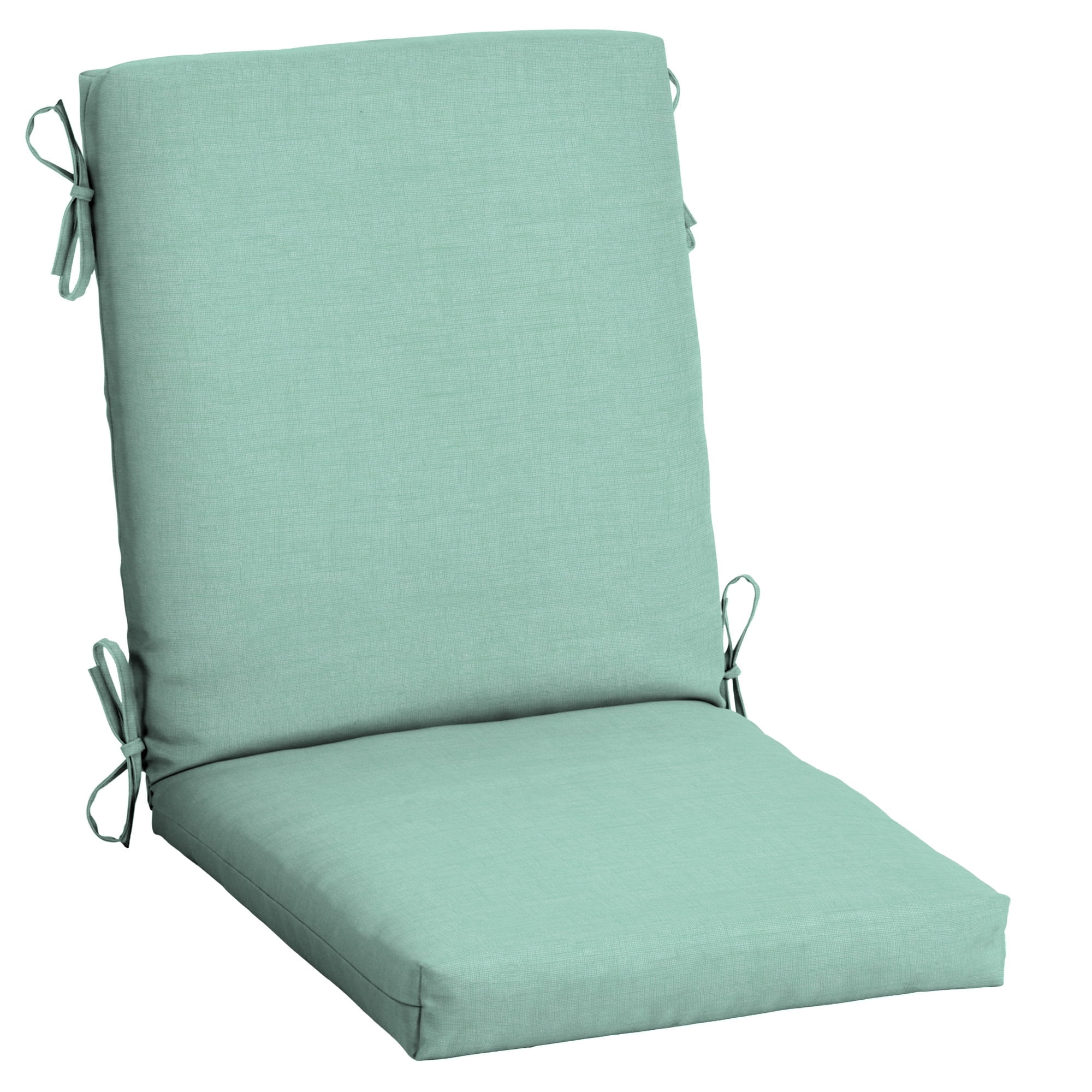 Aqua Leala High Back Outdoor Dining Chair Cushion, 44" x 20"