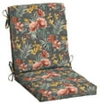 thumbnail image 1 of ARDEN Outdoor Dining Chair Cushion 20 x 20, Phoebe Grey Floral, 1 of 11