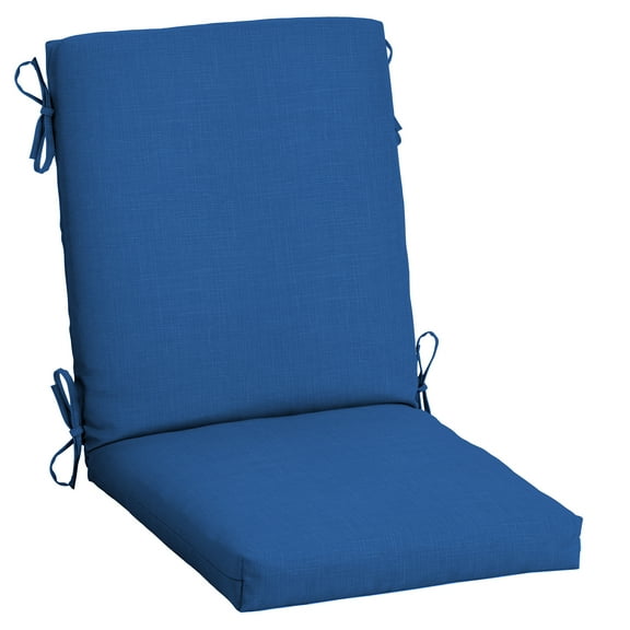 ARDEN Outdoor Dining Chair Cushion 20 x 20, Water Repellent, Fade Resistant 20 x 20, Cobalt Blue Texture
