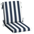 thumbnail image 1 of ARDEN Outdoor Dining Chair Cushion 20 x 20, Sapphire Blue Cabana Stripe, 1 of 11