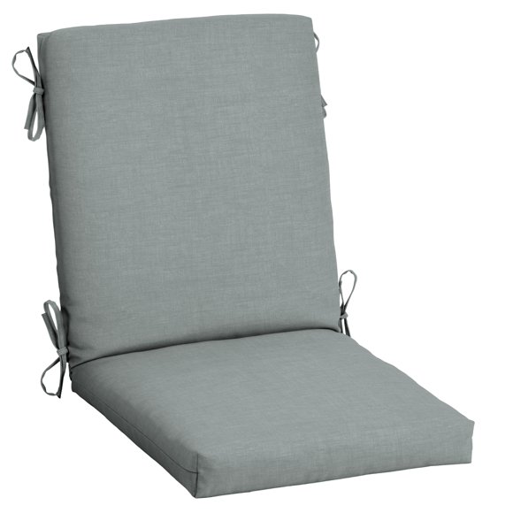 ARDEN Outdoor Dining Chair Cushion, 20-in x 20-in, Stone Grey Leala