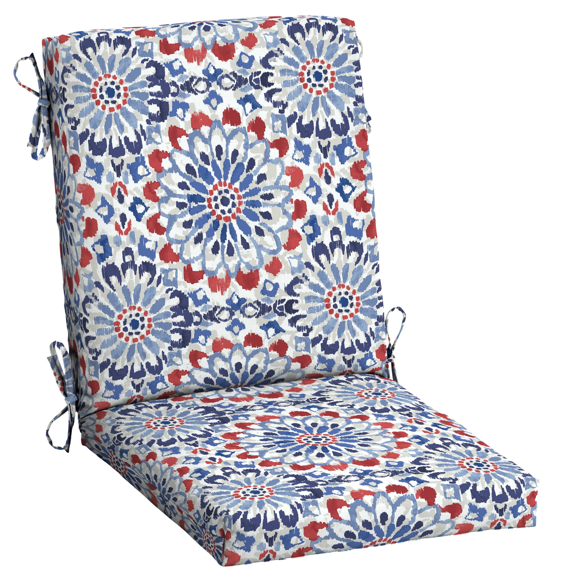 ARDEN Outdoor Dining Chair Cushion 20 x 20, Water Repellent, Fade Resistant 20 x 20, Clark Blue