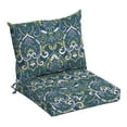 thumbnail image 1 of ARDEN Outdoor Dining Chair Cushion Set 21 x 21, Sapphire Aurora Blue Damask, 1 of 12