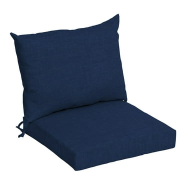 ARDEN Outdoor Dining Chair Cushion Set 21 x 21, Sapphire Blue Leala
