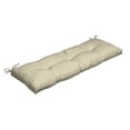 thumbnail image 1 of ARDEN Outdoor Plush Modern Tufted Bench Cushion, 48 x 18, Water Repellent, Fade Resistant, Tufted Bench Cushion for Bench and Swing 48 x 18, Tan Leala, 1 of 7