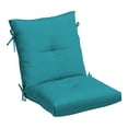 thumbnail image 1 of ARDEN Outdoor Plush Modern Tufted Blowfill Dining Chair Cushion, 21 x 40, Water Repellent, Fade Resistant, Tufted Cushion for Dining and Bistro Chairs 21 x 40, Lake Blue Leala, 1 of 8