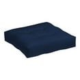 thumbnail image 1 of ARDEN Outdoor Plush Modern Tufted Deep Seat Cushion, 24 x 24, Water Repellent, Fade Resistant, Tufted Deep Seat Bottom for Chair, Sofa, and Couch 24 x 24, Sapphire Blue Leala, 1 of 5