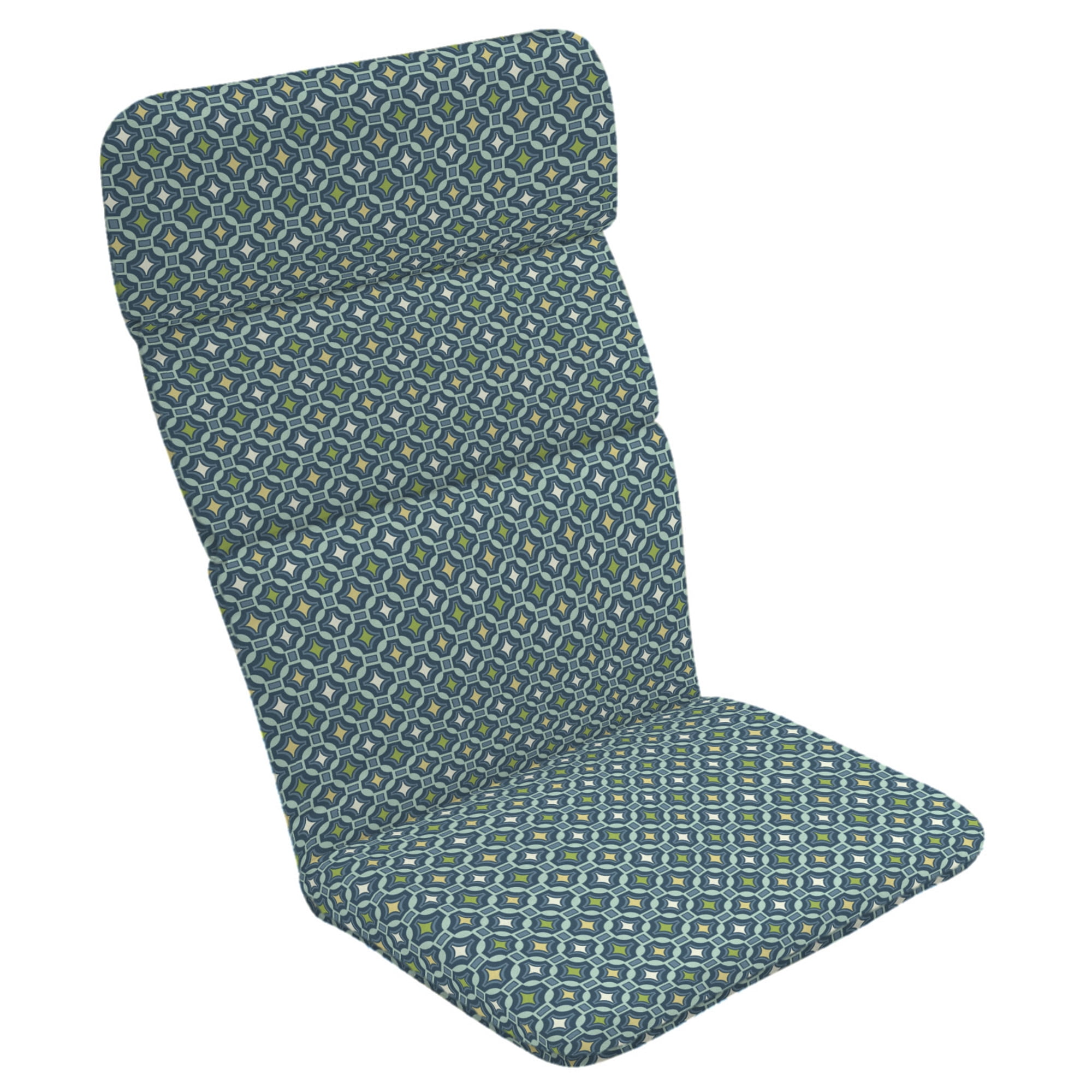 ARDEN Outdoor Rocking Chair or Adirondack Cushion, 20 x 17, Water Repellent, Fade Resistant 17 x 20, Alana Tile