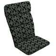 thumbnail image 1 of ARDEN Outdoor Rocking Chair or Adirondack Cushion, 20 x 17, Water Repellent, Fade Resistant 17 x 20, Black Global Stripe, 1 of 7
