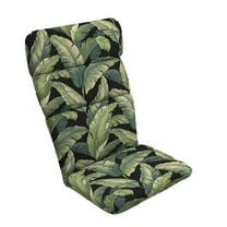 ARDEN Outdoor Rocking Chair or Adirondack Cushion, 20 x 17, Water Repellent, Fade Resistant, Onyx Cebu