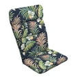 thumbnail image 1 of ARDEN Outdoor Rocking Chair or Adirondack Cushion, 20 x 17, Water Repellent, Fade Resistant 17 x 20, Simone Blue Tropical, 1 of 11