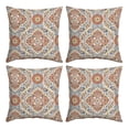 thumbnail image 1 of ARDEN Outdoor Toss Pillow, Set of 4, 16 x 16, Rain-Proof, Fade Resistant Global Vintage Medallion, 1 of 7
