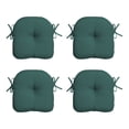 thumbnail image 1 of Arden Selections Outdoor Bistro Seat Cushion (4 Pack) 15 inch, Peacock Blue Green Texture, 1 of 9