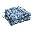thumbnail image 1 of ARDEN Outdoor Wicker Chair Cushion, 2 pack 18 x 20, Blue Garden Floral, 1 of 10