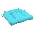 thumbnail image 1 of ARDEN Outdoor Wicker Chair Cushion, 20 x 18, Pool Blue Leala, 1 of 11